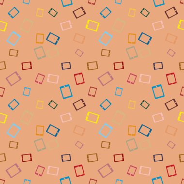 Arka plan için dijital tablet ile soyut renkli desen