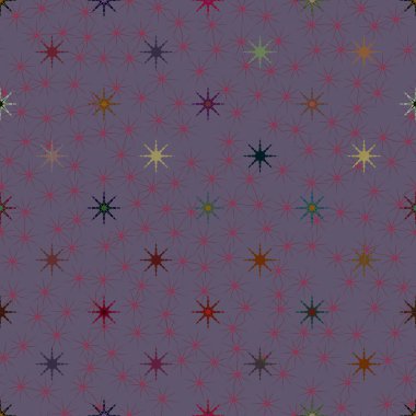 soyut geometrik renkli seamless modeli ile yıldız 