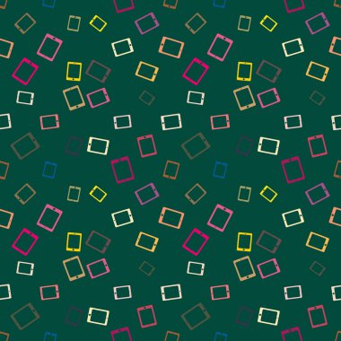 Arka plan için dijital tablet ile soyut renkli desen