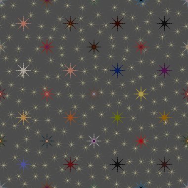 soyut geometrik renkli seamless modeli ile yıldız 