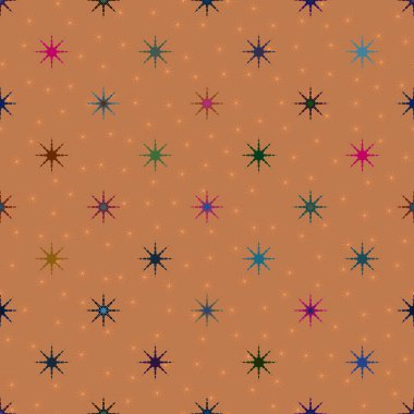soyut geometrik renkli seamless modeli ile yıldız 