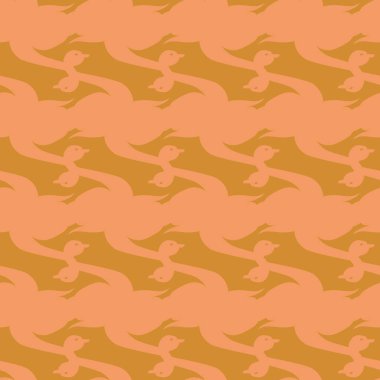 Kuğu renkli parlak Dikişsiz desen vektör çizim