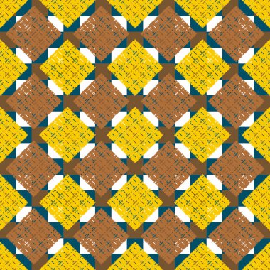 soyut geometrik renkli Dikişsiz desen arka plan için vektör çizim