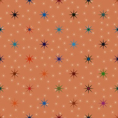 soyut geometrik renkli seamless modeli ile yıldız 