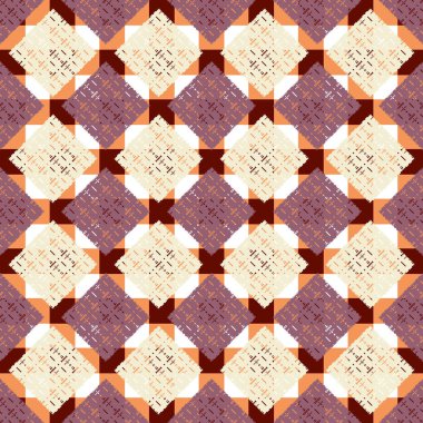 soyut geometrik renkli Dikişsiz desen arka plan için vektör çizim