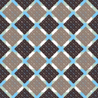 soyut geometrik renkli Dikişsiz desen arka plan için vektör çizim