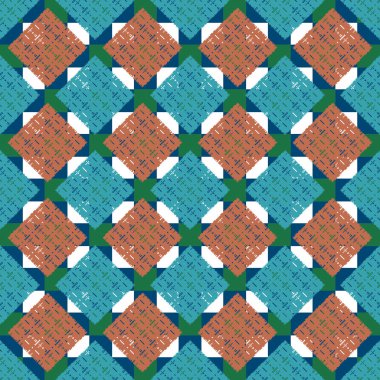 soyut geometrik renkli Dikişsiz desen arka plan için vektör çizim