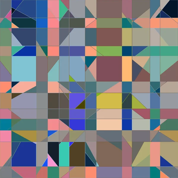 Abstrakt Geometriska Färgglada Sömlös Mönster För Bakgrund — Stock vektor