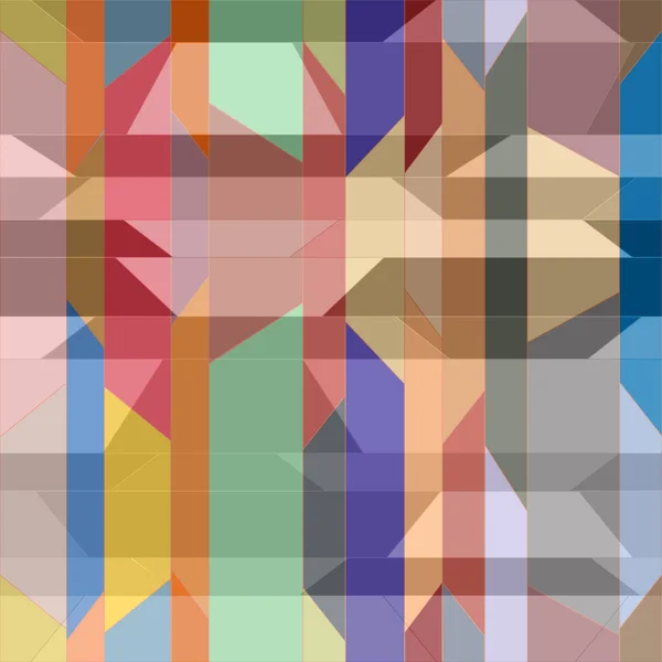 Abstracto Geométrico Patrón Inconsútil Colorido Para Fondo — Archivo Imágenes Vectoriales