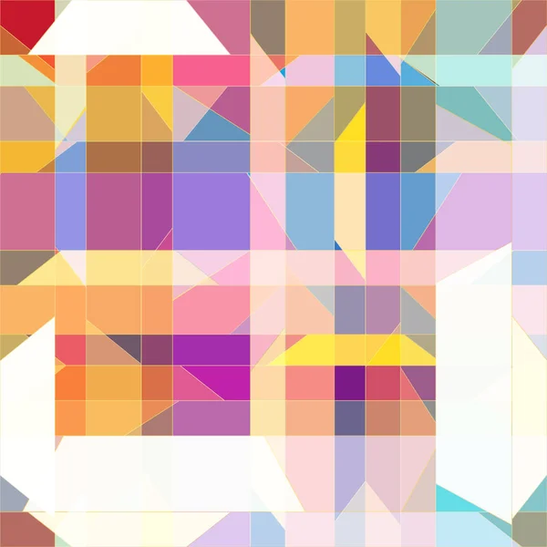 Abstract Geometrisch Kleurrijk Naadloos Patroon Voor Achtergrond — Stockvector