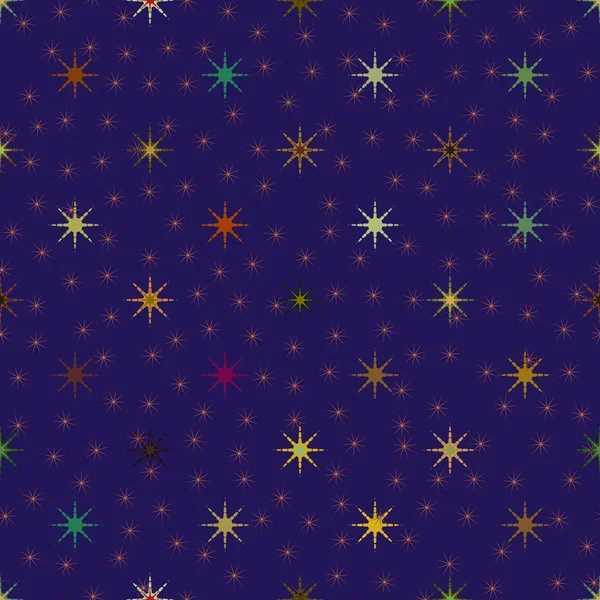soyut geometrik renkli seamless modeli ile yıldız 