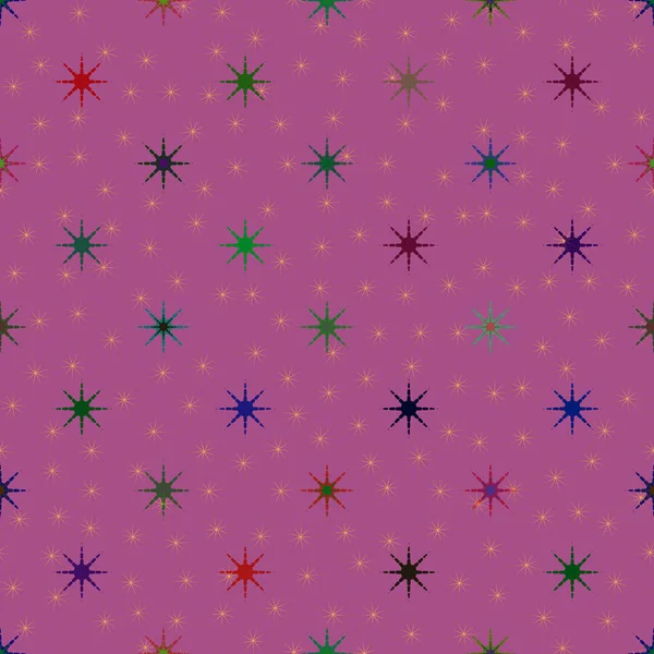 soyut geometrik renkli seamless modeli ile yıldız 