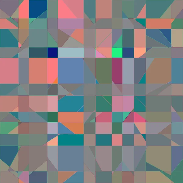 Абстрактный Геометрический Красочный Бесшовный Узор Фона — стоковый вектор