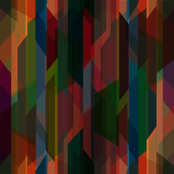 Abstract Geometrisch Kleurrijk Naadloos Patroon Voor Achtergrond — Stockvector