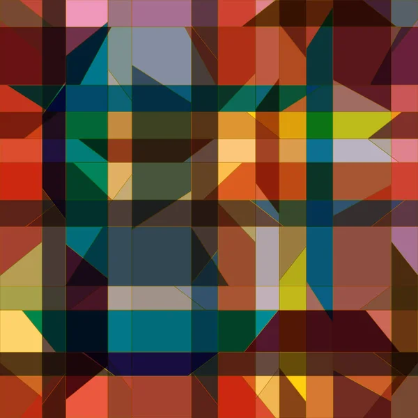 Abstracto Geométrico Patrón Inconsútil Colorido Para Fondo — Vector de stock