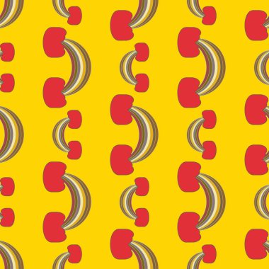 Gökkuşağı seamless modeli. Gökkuşağı Dizayn Tekstil, iç tasarım, keten, vb için. Şirin soyut çocuklar arka plan.