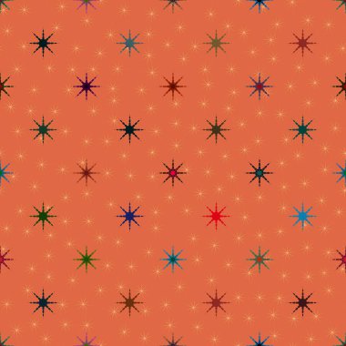 soyut geometrik renkli seamless modeli ile yıldız 