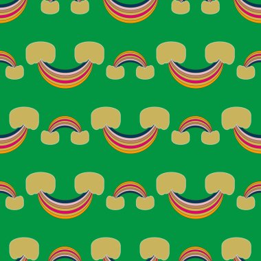 Gökkuşağı seamless modeli. Gökkuşağı Dizayn Tekstil, iç tasarım, keten, vb için. Şirin soyut çocuklar arka plan.