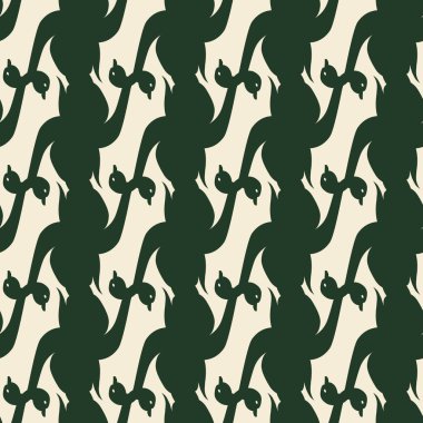 Kuğu renkli parlak Dikişsiz desen vektör çizim