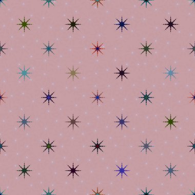 soyut geometrik renkli seamless modeli ile yıldız 