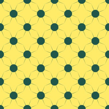 vektör çizim basit geometrik güneş ile seamless modeli