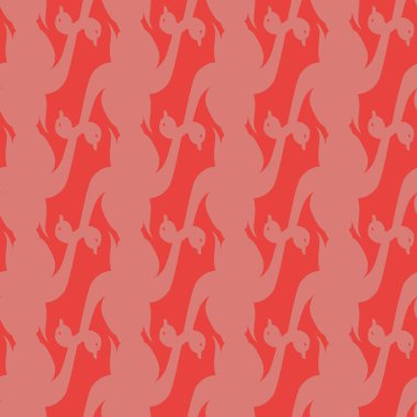 Kuğu renkli parlak Dikişsiz desen vektör çizim