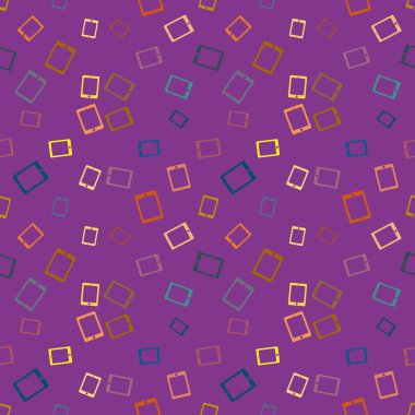 Arka plan için dijital tablet ile soyut renkli desen