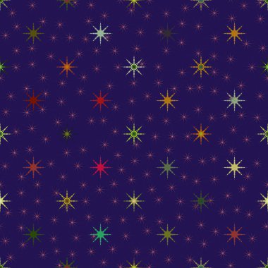 soyut geometrik renkli seamless modeli ile yıldız 