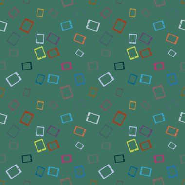 Arka plan için dijital tablet ile soyut renkli desen