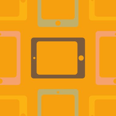 Arka plan için dijital tablet ile soyut renkli seamless modeli