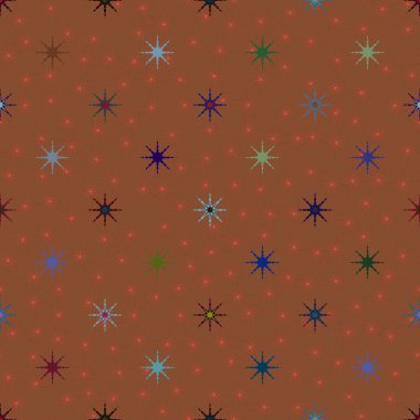 soyut geometrik renkli seamless modeli ile yıldız 