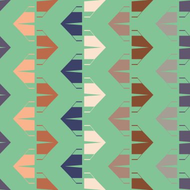 Arka plan için kamp çadırları ile soyut renkli seamless modeli. 