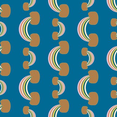 Gökkuşağı seamless modeli. Gökkuşağı Dizayn Tekstil, iç tasarım, keten, vb için. Şirin soyut çocuklar arka plan.