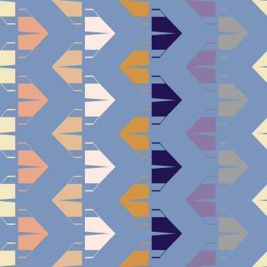 Arka plan için kamp çadırları ile soyut renkli seamless modeli. 