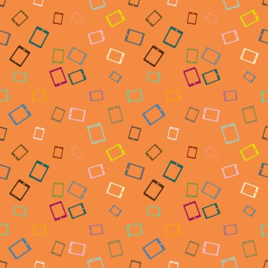 soyut geometrik renkli Dikişsiz desen arka plan için vektör çizim