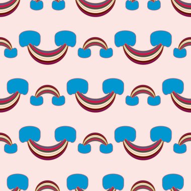 Gökkuşağı seamless modeli. Gökkuşağı Dizayn Tekstil, iç tasarım, keten, vb için. Şirin soyut çocuklar arka plan.