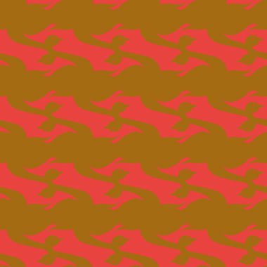 Kuğu renkli parlak Dikişsiz desen vektör çizim