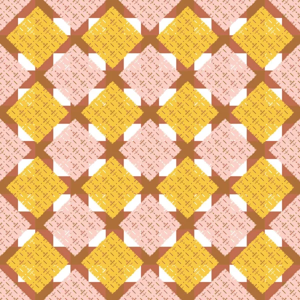 背景の抽象的な幾何学的なカラフルなシームレス パターンのベクトル イラスト — ストックベクタ