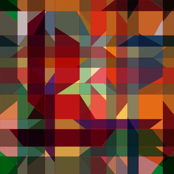 Abstracto Geométrico Patrón Inconsútil Colorido Para Fondo — Vector de stock