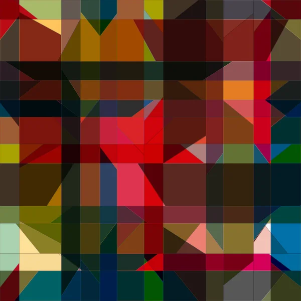 Abstrait Géométrique Coloré Motif Sans Couture Pour Arrière Plan — Image vectorielle