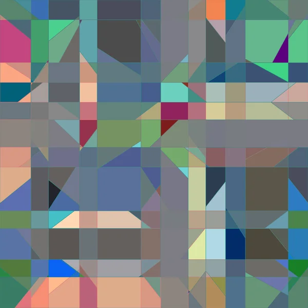 Abstraktní Geometrické Barevné Bezešvé Vzor Pro Pozadí — Stockový vektor