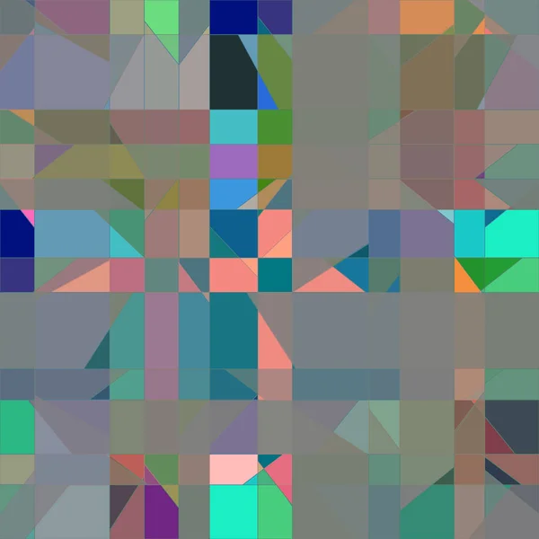 Abstract Geometrisch Kleurrijk Naadloos Patroon Voor Achtergrond — Stockvector