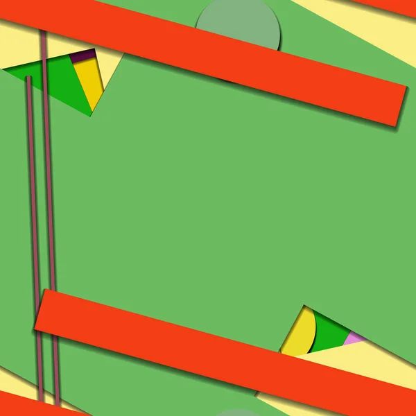 Творческий Геометрический Бесшовный Рисунок Фон — стоковое фото