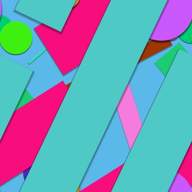 Düz malzeme tasarımı-yaratıcı vektör Trend Dikişsiz