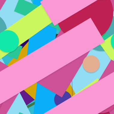 Düz malzeme tasarımı-yaratıcı vektör Trend Dikişsiz