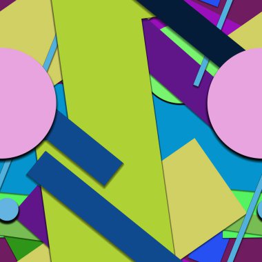 Düz malzeme tasarımı-yaratıcı vektör Trend Dikişsiz