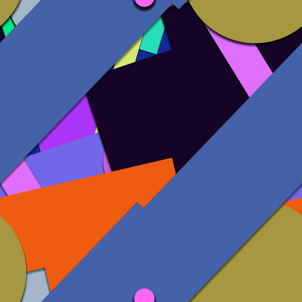 Creative  geometric seamless pattern, background         