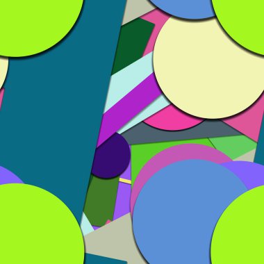 yaratıcı parlak renkli geometrik şekiller arkaplanı