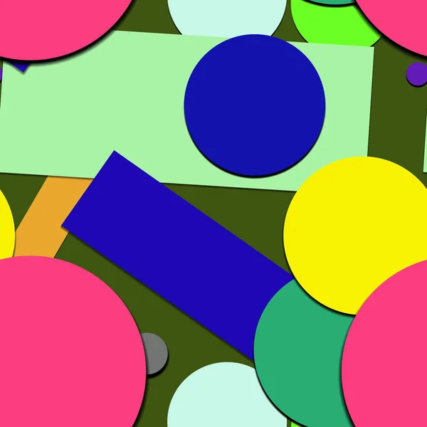Yaratıcı Parlak Renkli Geometrik Şekiller Arkaplanı — Stok fotoğraf
