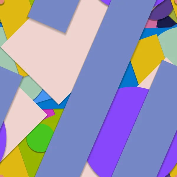 Futurista Brilhante Colorido Formas Geométricas Fundo — Fotografia de Stock
